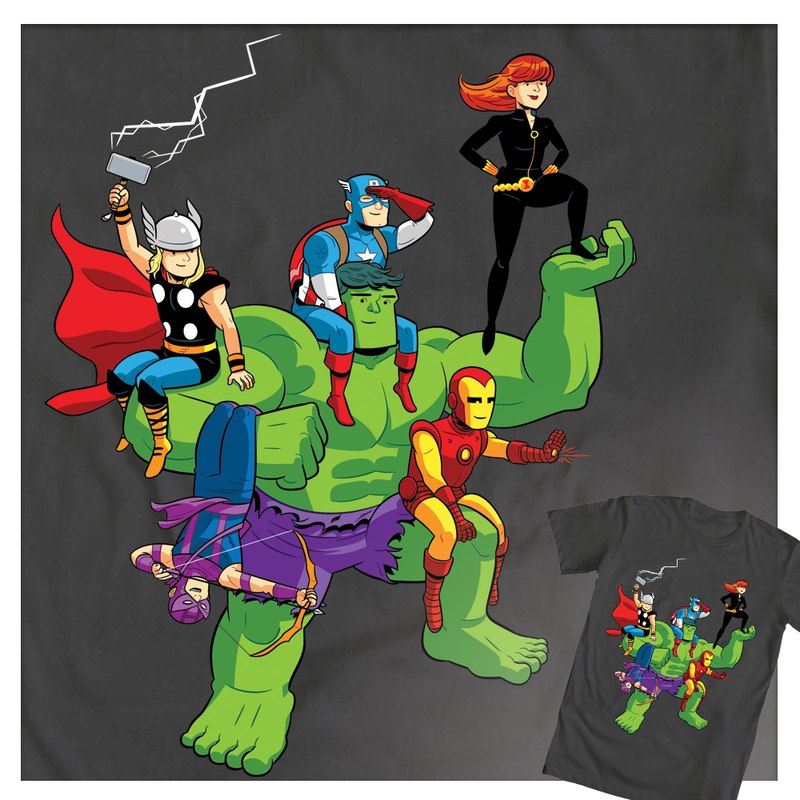 Illustration for article titled Mighty Cute Avengers: The Most Adorable Avengers Fan Art Ever!
